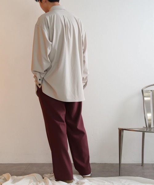 SENSE OF PLACE by URBAN RESEARCH(センスオブプレイスバイアーバンリサーチ)の「『イージーケア』カラールーズシャツ(シャツ/ブラウス・メンズ・ブラウン/ライトベージュ/ブラック/その他2/チャコールグレー/その他1・MEDIUM/LARGE)」の19枚目の写真