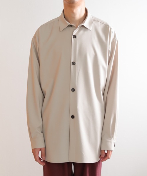 SENSE OF PLACE by URBAN RESEARCH(センスオブプレイスバイアーバンリサーチ)の「『イージーケア』カラールーズシャツ(シャツ/ブラウス・メンズ・ブラウン/ライトベージュ/ブラック/その他2/チャコールグレー/その他1・MEDIUM/LARGE)」の17枚目の写真