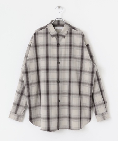 SENSE OF PLACE by URBAN RESEARCH(センスオブプレイスバイアーバンリサーチ)の「『イージーケア』カラールーズシャツ(シャツ/ブラウス・メンズ・ブラウン/ライトベージュ/ブラック/その他2/チャコールグレー/その他1・MEDIUM/LARGE)」の15枚目の写真