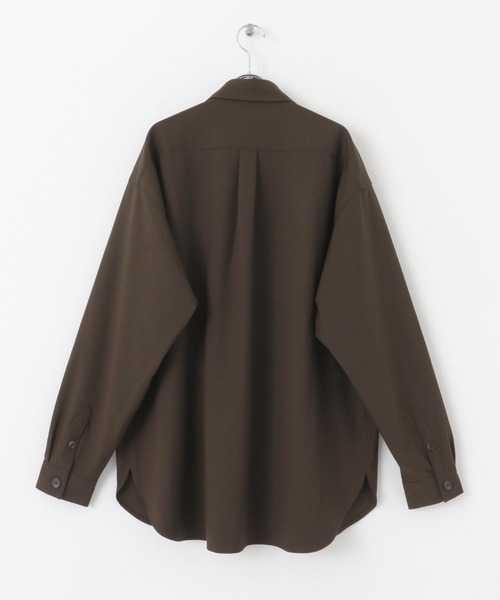 SENSE OF PLACE by URBAN RESEARCH(センスオブプレイスバイアーバンリサーチ)の「『イージーケア』カラールーズシャツ(シャツ/ブラウス・メンズ・ブラウン/ライトベージュ/ブラック/その他2/チャコールグレー/その他1・MEDIUM/LARGE)」の18枚目の写真