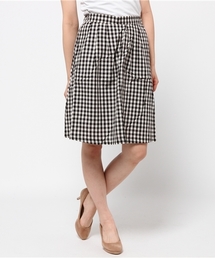 GIORDANO | [GIORDANO]ギンガムチェックミモレ丈スカート(スカート)