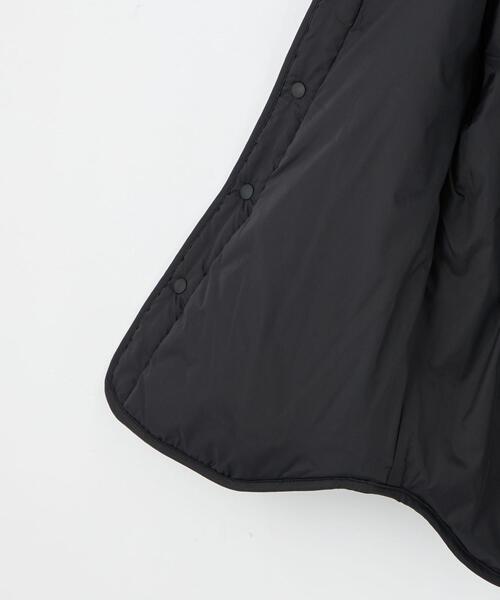 green label relaxing（グリーンレーベルリラクシング）の「TJ ボア×キルト コート 100-130cm（ノーカラーコート・キッズ・ブラック/コバルトブルー/ライトグレー・100cm/130cm/110cm/120cm）」の21枚目の写真