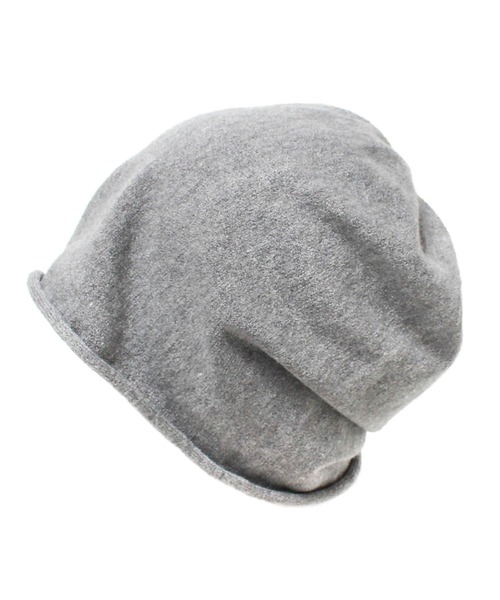 14+(イチヨンプラス)の「後ろタック入りビッグワッチ(ニットキャップ/ビーニー・レディース・ブラック/ベージュ/グレー・FREE)」の13枚目の写真