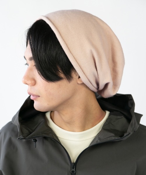 14+(イチヨンプラス)の「後ろタック入りビッグワッチ(ニットキャップ/ビーニー・レディース・ブラック/ベージュ/グレー・FREE)」の22枚目の写真