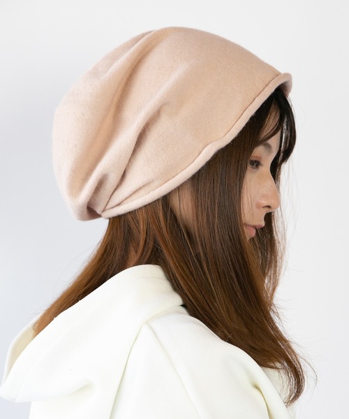 14+(イチヨンプラス)の「後ろタック入りビッグワッチ(ニットキャップ/ビーニー・レディース・ブラック/ベージュ/グレー・FREE)」の9枚目の写真