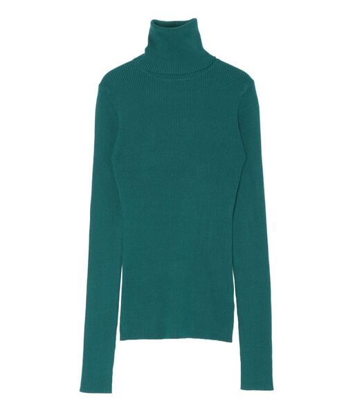 LAGUNAMOON（ラグナムーン）の「ベーシックタートルネックニットプルオーバー（ニット/セーター・レディース・アイボリー/ブラック/オレンジ/グリーン・FREE）」の3枚目の写真