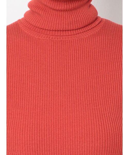 LAGUNAMOON（ラグナムーン）の「ベーシックタートルネックニットプルオーバー（ニット/セーター・レディース・アイボリー/ブラック/オレンジ/グリーン・FREE）」の9枚目の写真