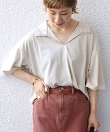 SHIPS any:〈ウォッシャブル〉スキッパー カラー プルオーバー