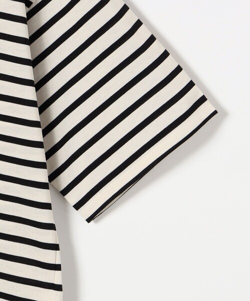 SHIPS any(シップス エニィ)の「SHIPS any:〈ウォッシャブル〉スキッパー カラー プルオーバー(Tシャツ/カットソー・レディース・オフホワイト/ブラック/その他・ONE SIZE)」の7枚目の写真