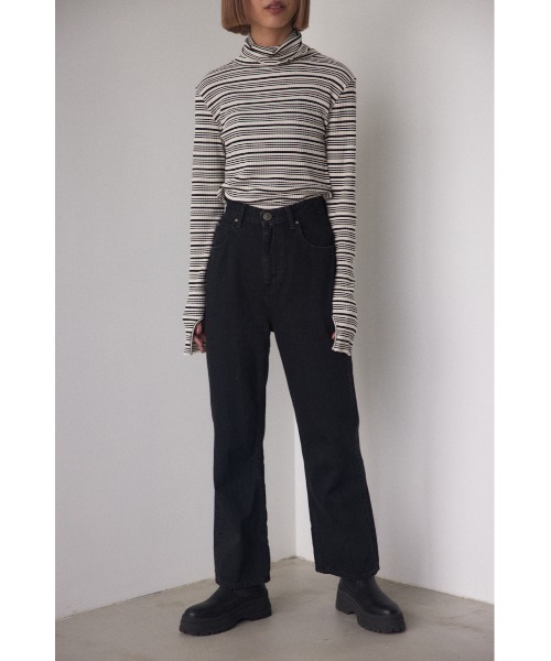 パンツ MATARI Al Makha black denim BLACK BY MOUSSY（ブラックバイマウジー）の「MATARI black