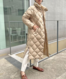 TAION | ◇【WEB限定】【TAION/タイオン】別注ダイヤキルトスタンドロングダウン(ダウンジャケット/コート)