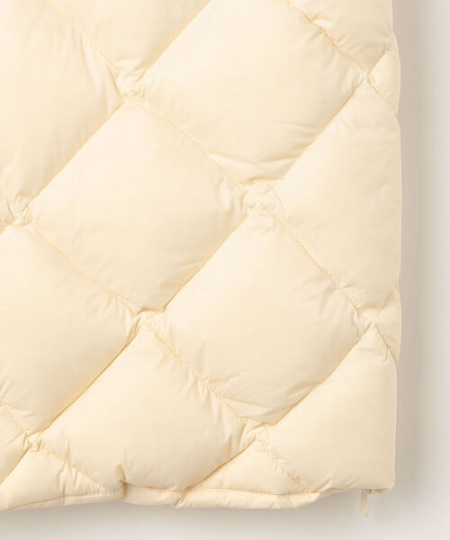 TAION（タイオン）の「◇【WEB限定】【TAION/タイオン】別注ダイヤキルトスタンドロングダウン（ダウンジャケット/コート・レディース・ブラック/ベージュ/オフホワイト/キャメル・FREE）」の16枚目の写真