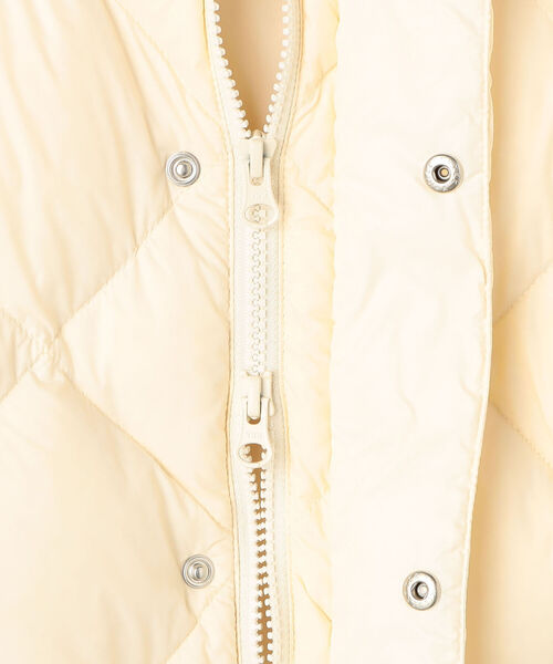 TAION（タイオン）の「◇【WEB限定】【TAION/タイオン】別注ダイヤキルトスタンドロングダウン（ダウンジャケット/コート・レディース・ブラック/ベージュ/オフホワイト/キャメル・FREE）」の21枚目の写真