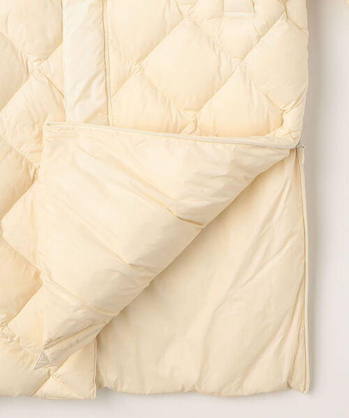 TAION（タイオン）の「◇【WEB限定】【TAION/タイオン】別注ダイヤキルトスタンドロングダウン（ダウンジャケット/コート・レディース・ブラック/ベージュ/オフホワイト/キャメル・FREE）」の22枚目の写真