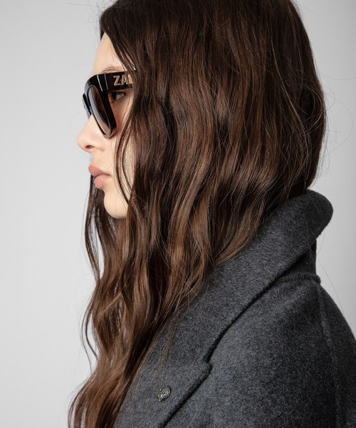 ZADIG&VOLTAIRE(ザディグ エ ヴォルテール)の「MADY CASHMERE(チェスターコート・レディース・シルバー系/ピンク系・XS/S/M)」の5枚目の写真