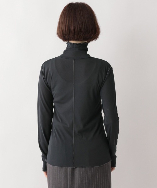 A part by（アパートバイ）の「ハイショクメロータートル_長袖　345112（その他トップス・レディース・チャコールグレー/グリーン/ライトベージュ・FREE）」の21枚目の写真