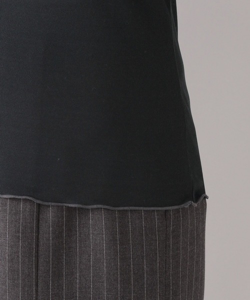 A part by（アパートバイ）の「ハイショクメロータートル_長袖　345112（その他トップス・レディース・チャコールグレー/グリーン/ライトベージュ・FREE）」の19枚目の写真