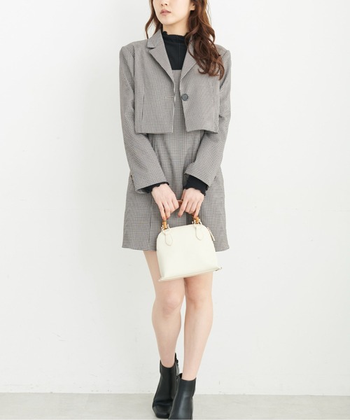 FREE'S MART（フリーズマート）の「◆Aラインミニキャミワンピース（ワンピース・レディース・ベージュ系その他/ブラウン系その他/ブラック・MEDIUM/SMALL）」の19枚目の写真