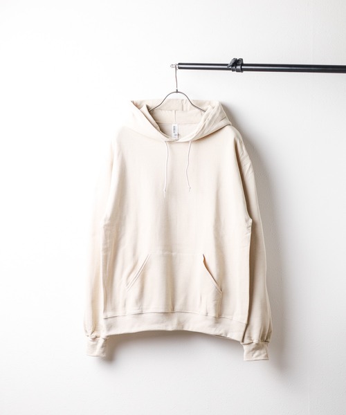 JERZEES（ジャージーズ）の「★JERZEES★NUBLEND　8.0oz裏起毛ベーシックプルオーバーパーカー（パーカー・レディース・ブラック/グレー系/チャコール/サンドベージュ・LARGE/X-LARGE/MEDIUM/SMALL）」の4枚目の写真