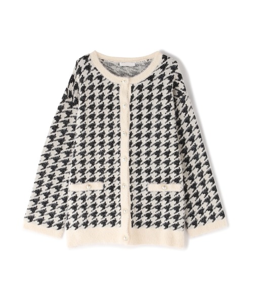 PROPORTION BODY DRESSING（プロポーションボディドレッシング）の「千鳥フェザーカーディガン / 1212274005（カーディガン/ボレロ・レディース・ブラウン/ホワイト系その他・MEDIUM/SMALL）」の10枚目の写真