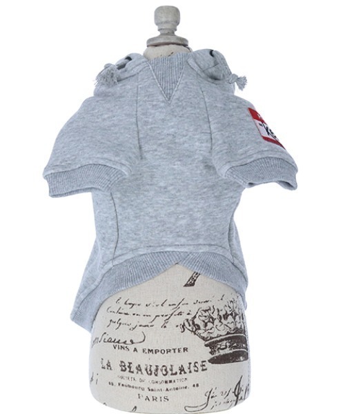 XLARGE（エクストララージ）の「XLARGE/ポケット付きキースフーディー（ペットウェア・メンズ・グレー/オレンジ・M/XS/3L/L/S/2L）」の6枚目の写真