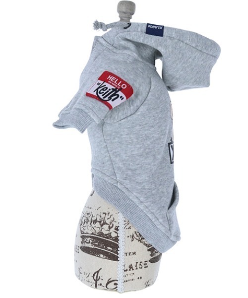 XLARGE（エクストララージ）の「XLARGE/ポケット付きキースフーディー（ペットウェア・メンズ・グレー/オレンジ・M/XS/3L/L/S/2L）」の10枚目の写真