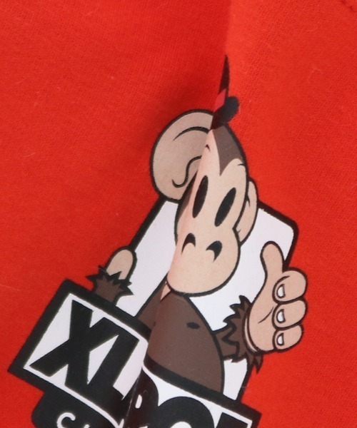 XLARGE（エクストララージ）の「XLARGE/ポケット付きキースフーディー（ペットウェア・メンズ・グレー/オレンジ・M/XS/3L/L/S/2L）」の3枚目の写真