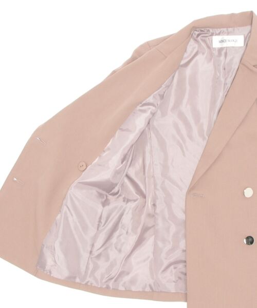 MISCH MASCH（ミッシュマッシュ）の「オータムテーラージャケット（テーラードジャケット・レディース・モカ/ネイビー/ハウンドトゥース・MEDIUM）」の5枚目の写真