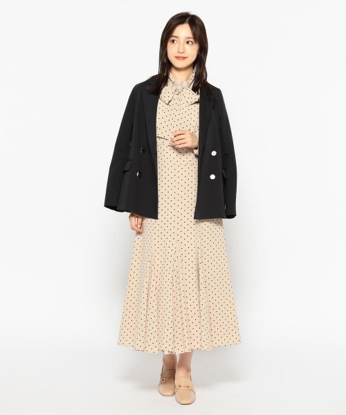 MISCH MASCH（ミッシュマッシュ）の「オータムテーラージャケット（テーラードジャケット・レディース・モカ/ネイビー/ハウンドトゥース・MEDIUM）」の16枚目の写真