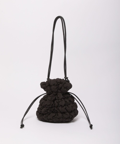 LOWRYS FARM（ローリーズファーム）の「ポコポコキンチャクＢＡＧ　171185（ショルダーバッグ・レディース・アイボリー/ブラック/グリーン・FREE）」の7枚目の写真