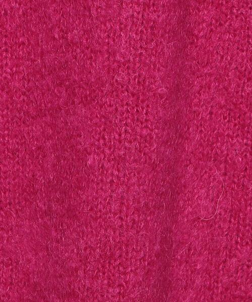 H BEAUTY&YOUTH UNITED ARROWS(エイチビューティーアンドユースユナイテッドアローズ)の「<H>WOOL MOHAIR V NECK PULLOVER/ニット(ニット/セーター・レディース・ブラック/ホワイト/ピンク・FREE)」の10枚目の写真
