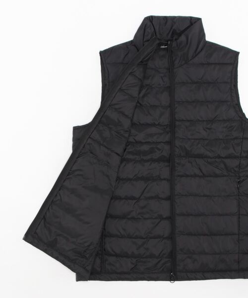 NYLAUS(ナイラス)の「スタンドカラー ライトダウンベスト(ダウンベスト・メンズ・ブラック/カーキ/キャメル/チャコール/ネイビー・L/LL/M)」の19枚目の写真