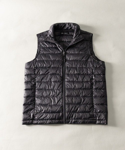 NYLAUS(ナイラス)の「スタンドカラー ライトダウンベスト(ダウンベスト・メンズ・ブラック/カーキ/キャメル/チャコール/ネイビー・L/LL/M)」の3枚目の写真