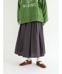 Samansa Mos2 | コットンリネン柄アソートギャザースカート(スカート)