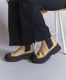 FAEDA | ＜FAEDA＞レザー キャップトゥ サイドゴア ブーツ(ブーツ)