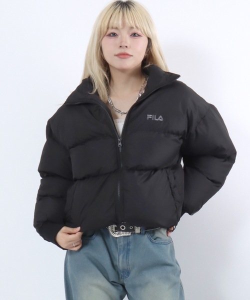 セール】別注 FILA（フィラ）スタンドネックフェイクダウンジャケット