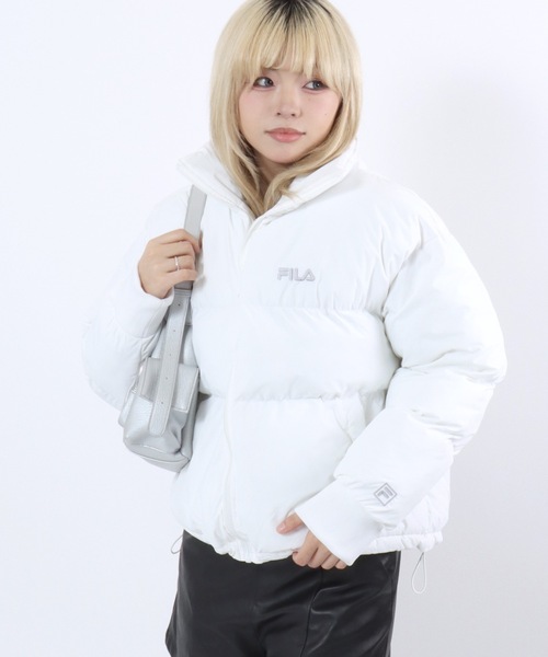 セール】別注 FILA（フィラ）スタンドネックフェイクダウンジャケット