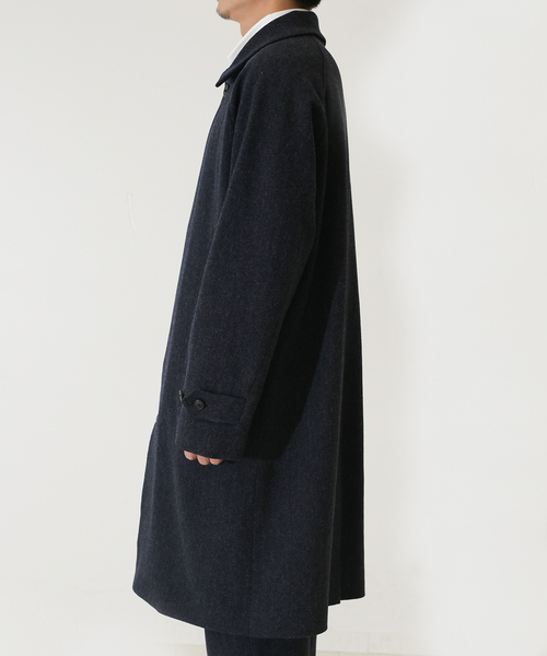 417 EDIFICE(フォーワンセブンエディフィス)の「【French Merino / フレンチメリノ】リラックスバルマカーンコート(チェスターコート・メンズ・その他9/その他4/その他6・LARGE/MEDIUM/SMALL)」の17枚目の写真