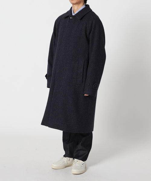 417 EDIFICE(フォーワンセブンエディフィス)の「【French Merino / フレンチメリノ】リラックスバルマカーンコート(チェスターコート・メンズ・その他9/その他4/その他6・LARGE/MEDIUM/SMALL)」の19枚目の写真