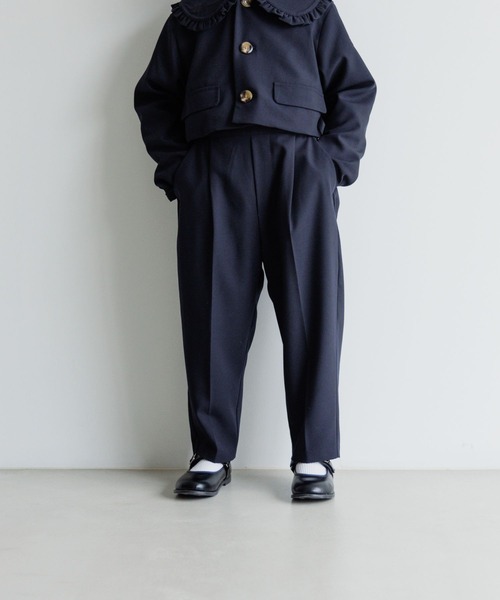 LOWRYS FARM（ローリーズファーム）の「センタープレスパンツ　173729（その他パンツ・キッズ・ブラック/グレー/ネイビー・120cm/130cm/140cm）」の17枚目の写真