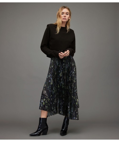ALLSAINTS(オールセインツ)の「LEIA ALVA DRESS | LEIA ALVA ドレス・ワンピース(ワンピース・レディース・ブラック・XS/L/S/M)」の8枚目の写真