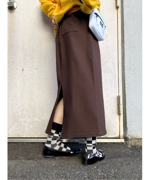 HONEYSUCKLE ROSE（ハニーサックルローズ）の「【HONEYSUCKLE ROSE】ストレッチタイトスカート（スカート・レディース・ブラック/ブラウン/ダークグレー・M/L）」の13枚目の写真