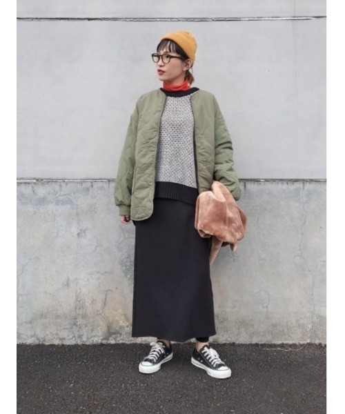 HONEYSUCKLE ROSE（ハニーサックルローズ）の「【HONEYSUCKLE ROSE】ストレッチタイトスカート（スカート・レディース・ブラック/ブラウン/ダークグレー・M/L）」の20枚目の写真