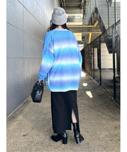 HONEYSUCKLE ROSE（ハニーサックルローズ）の「【HONEYSUCKLE ROSE】ストレッチタイトスカート（スカート・レディース・ブラック/ブラウン/ダークグレー・M/L）」の7枚目の写真