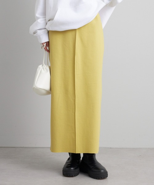 mystic（ミスティック）の「【サイズ展開あり】スリットナロースカート（スカート・レディース・ライトグレー/ブラック/グリーン・1/2）」の3枚目の写真