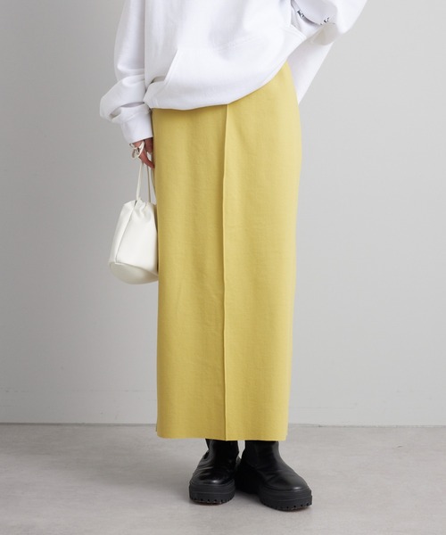 mystic（ミスティック）の「【サイズ展開あり】スリットナロースカート（スカート・レディース・ライトグレー/ブラック/グリーン・1/2）」の21枚目の写真