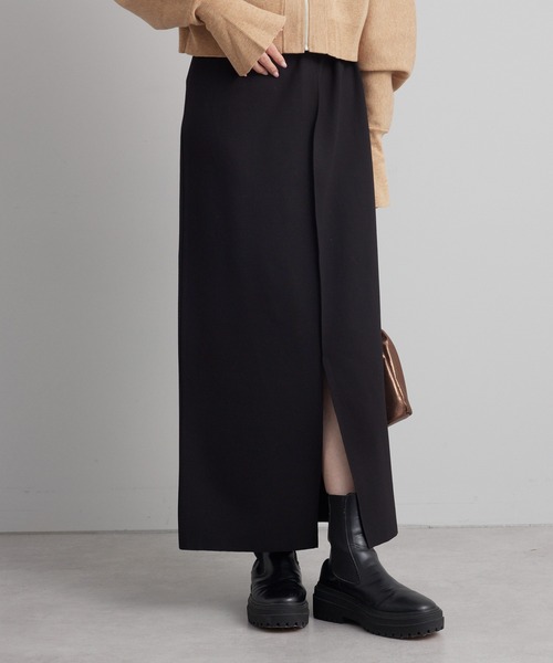 mystic（ミスティック）の「【サイズ展開あり】スリットナロースカート（スカート・レディース・ライトグレー/ブラック/グリーン・1/2）」の10枚目の写真