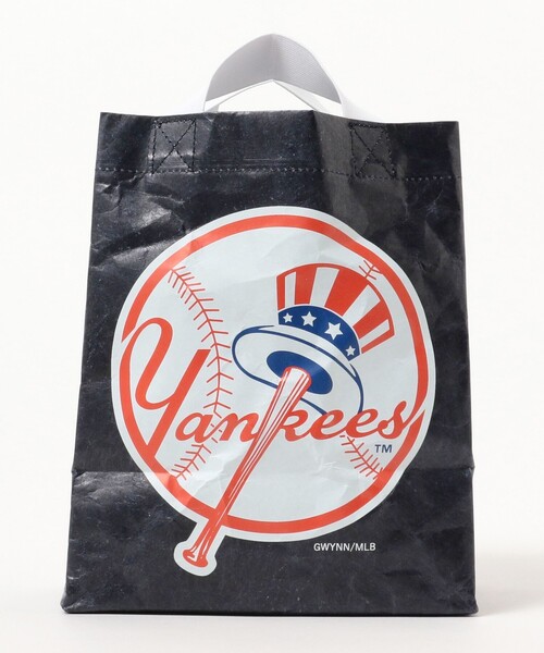 BEAMS BOY（ビームスボーイ）の「INFIELDER DESIGN × BEAMS BOY / 別注 MLB ロゴ YYB（トートバッグ・レディース・シルバー/ネイビー・ONE SIZE）」の13枚目の写真