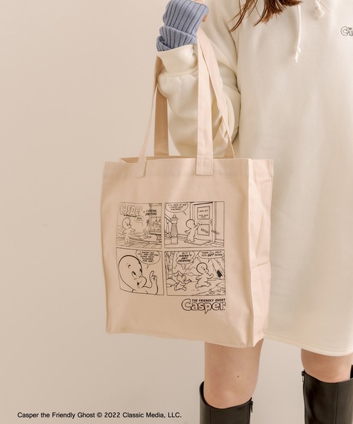 OLIVE des OLIVE（オリーブデオリーブ）の「【WEB限定】CasperトートBag（トートバッグ・レディース・アイボリー・FREE）」の9枚目の写真