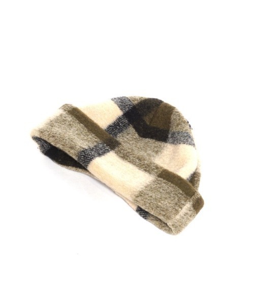 乱痴気（ランチキ）の「【MONOSTEREO】The MonoStereo Knit Plaid Beani（ニットキャップ/ビーニー・メンズ・グリーン系その他/オレンジ系その他・FREE）」の10枚目の写真
